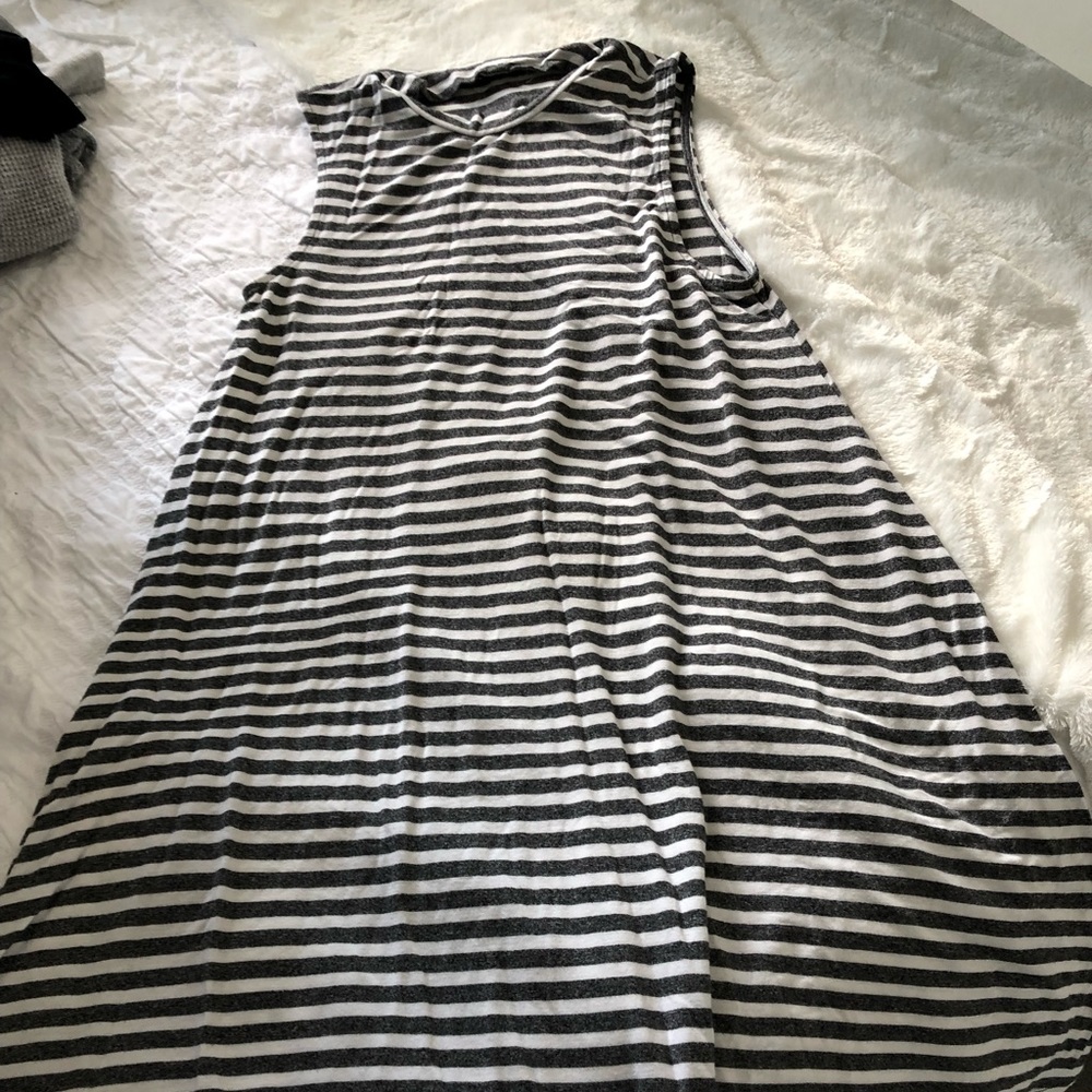 Flowy Striped Garage Dress